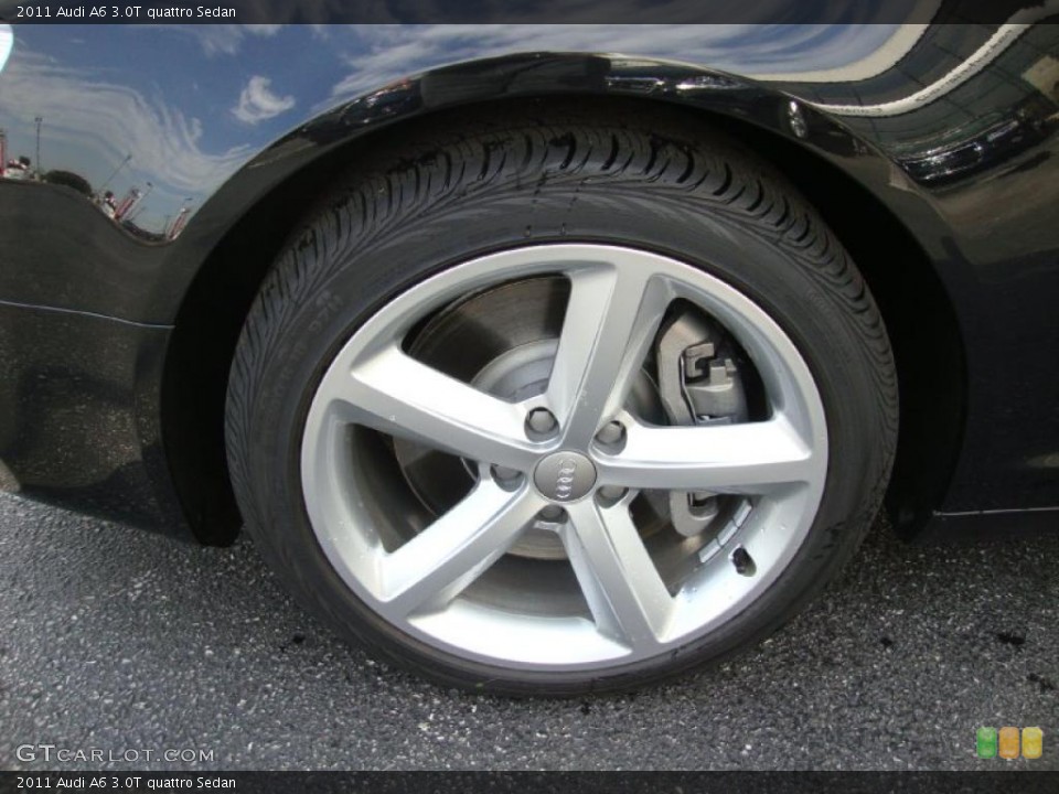 2011 Audi A6 3.0T quattro Sedan Wheel and Tire Photo #37911453