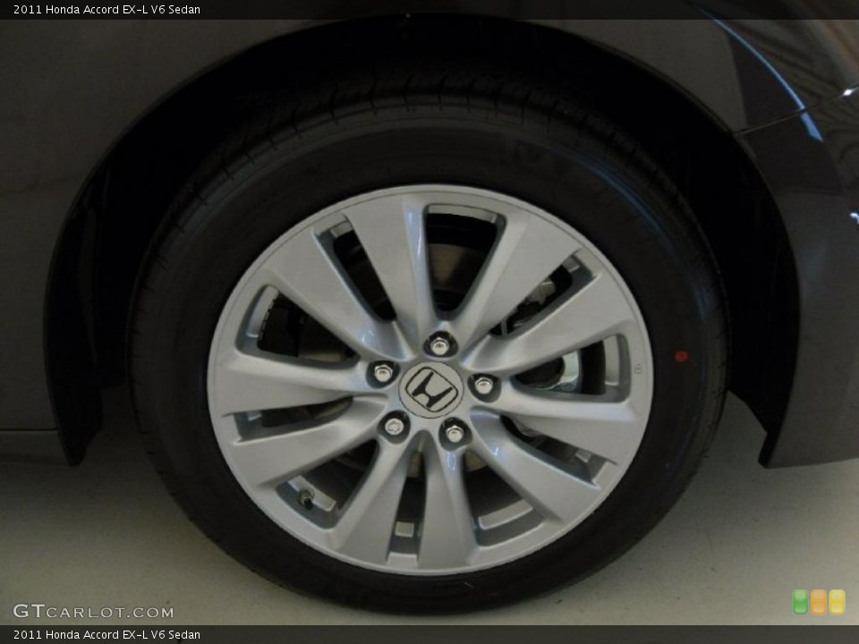 2011 Honda Accord EX-L V6 Sedan Wheel and Tire Photo #37912609