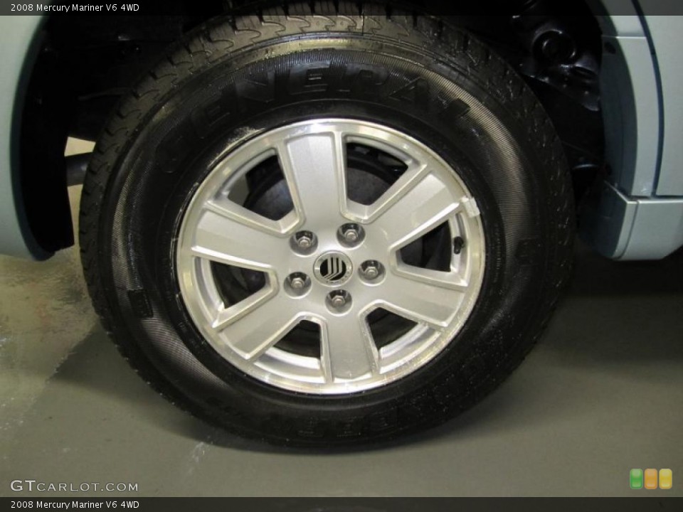 2008 Mercury Mariner V6 4WD Wheel and Tire Photo #37912953