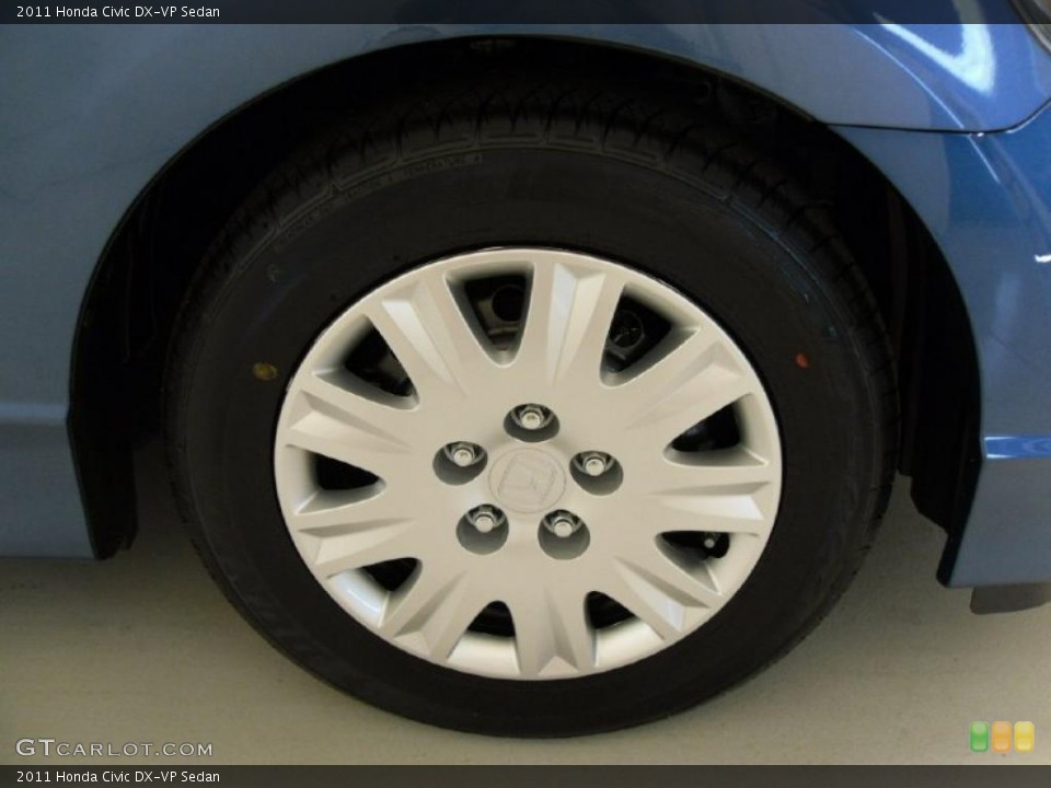2011 Honda Civic DX-VP Sedan Wheel and Tire Photo #37918066