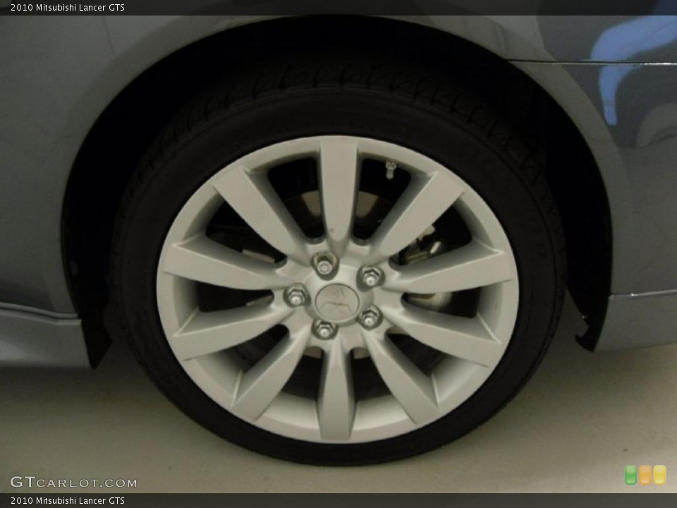 2010 Mitsubishi Lancer GTS Wheel and Tire Photo #37918498