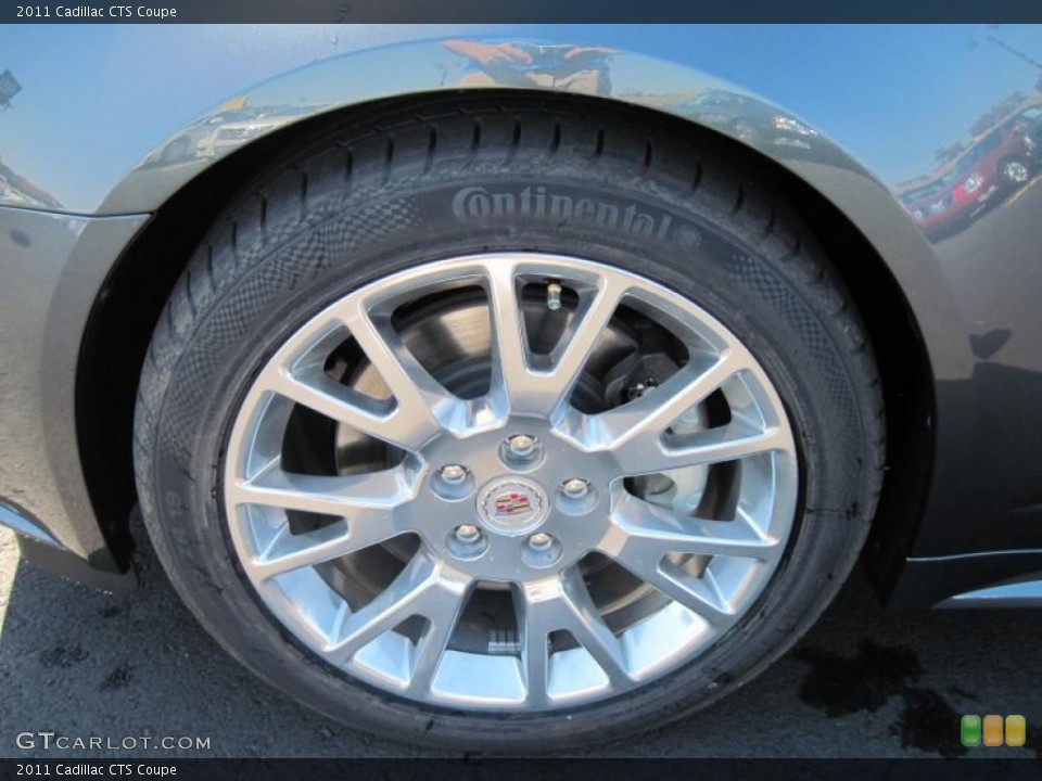 2011 Cadillac CTS Coupe Wheel and Tire Photo #37923674
