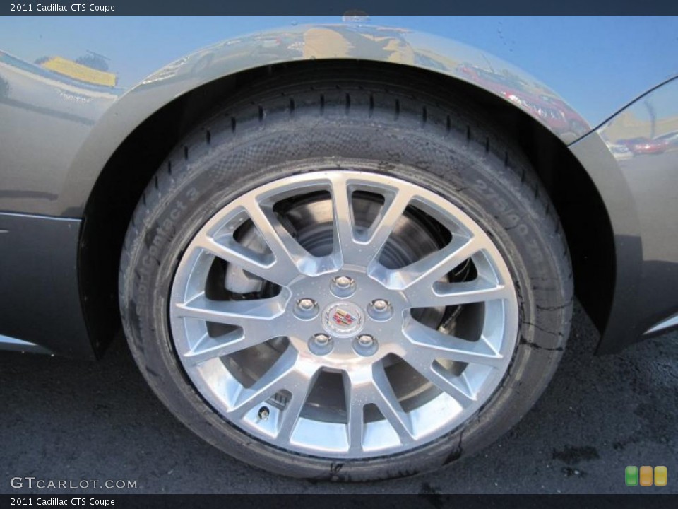 2011 Cadillac CTS Coupe Wheel and Tire Photo #37923690