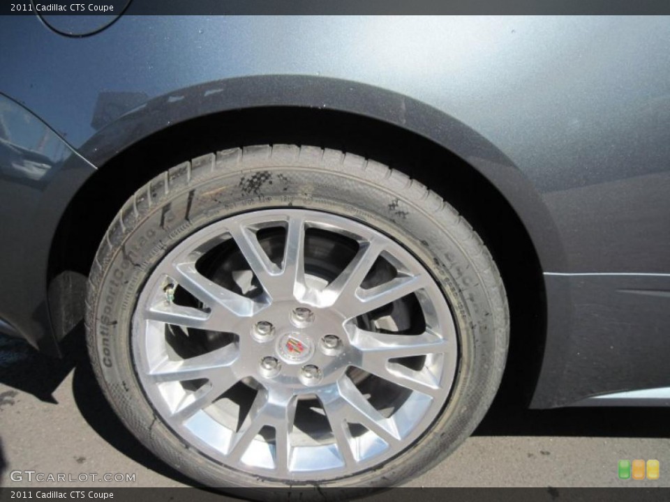 2011 Cadillac CTS Coupe Wheel and Tire Photo #37923706