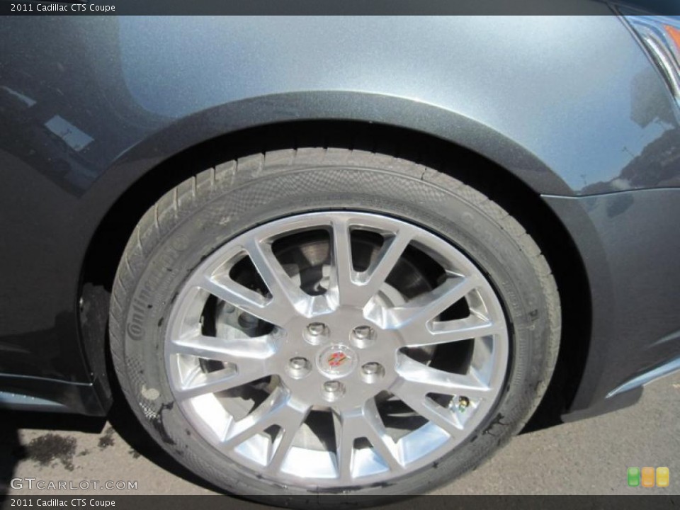 2011 Cadillac CTS Coupe Wheel and Tire Photo #37923722