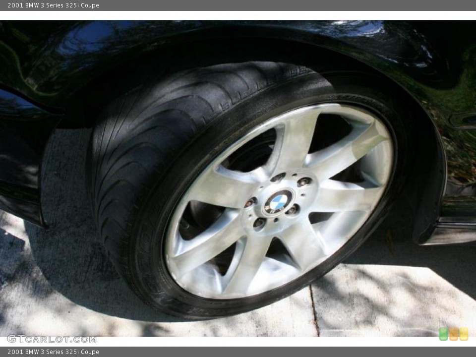 2001 BMW 3 Series 325i Coupe Wheel and Tire Photo #37934090