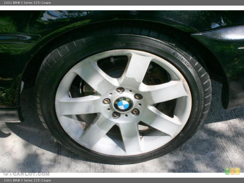 2001 BMW 3 Series 325i Coupe Wheel and Tire Photo #37934122