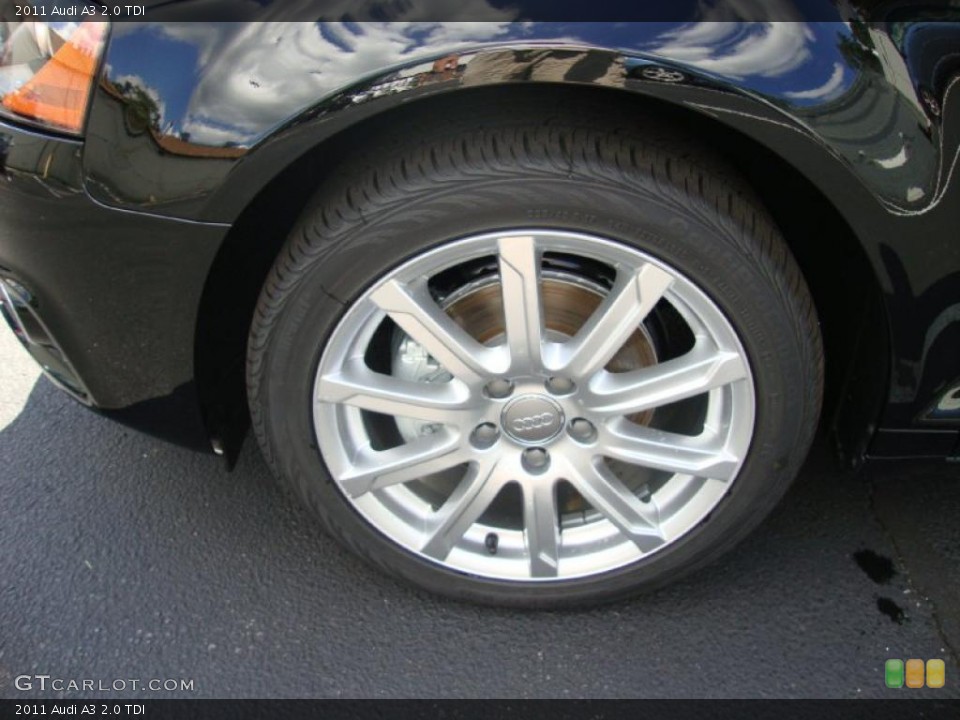2011 Audi A3 2.0 TDI Wheel and Tire Photo #37936298