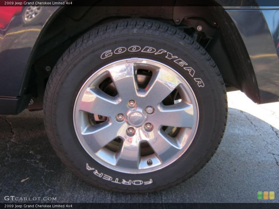 2009 Jeep Grand Cherokee Limited 4x4 Wheel and Tire Photo #37939470