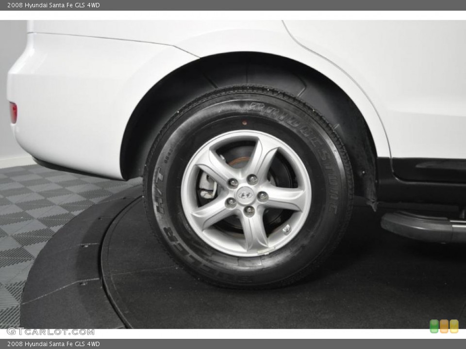 2008 Hyundai Santa Fe GLS 4WD Wheel and Tire Photo #37944919