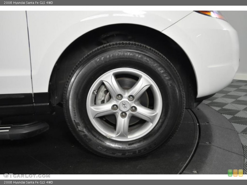2008 Hyundai Santa Fe GLS 4WD Wheel and Tire Photo #37944923