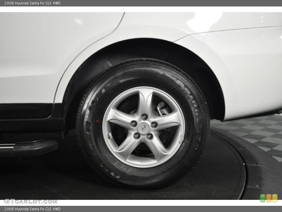 2008 Hyundai Santa Fe GLS 4WD Wheel and Tire Photo #37944931
