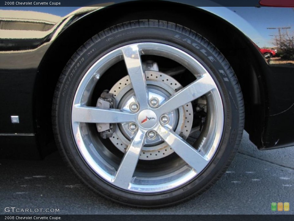 2008 Chevrolet Corvette Coupe Wheel and Tire Photo #37947020