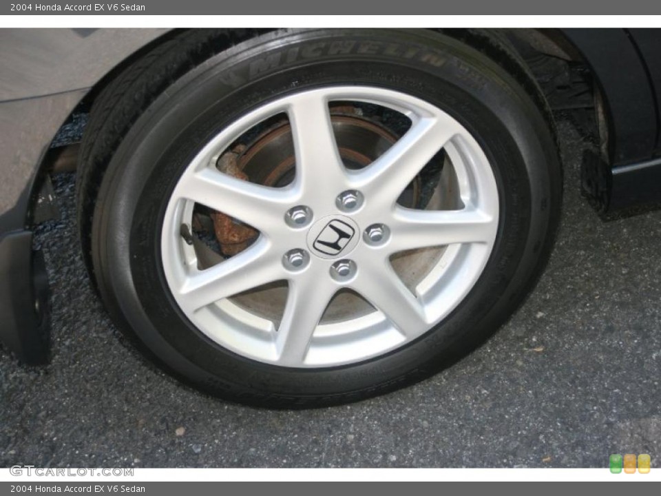 2004 Honda Accord EX V6 Sedan Wheel and Tire Photo #37948896