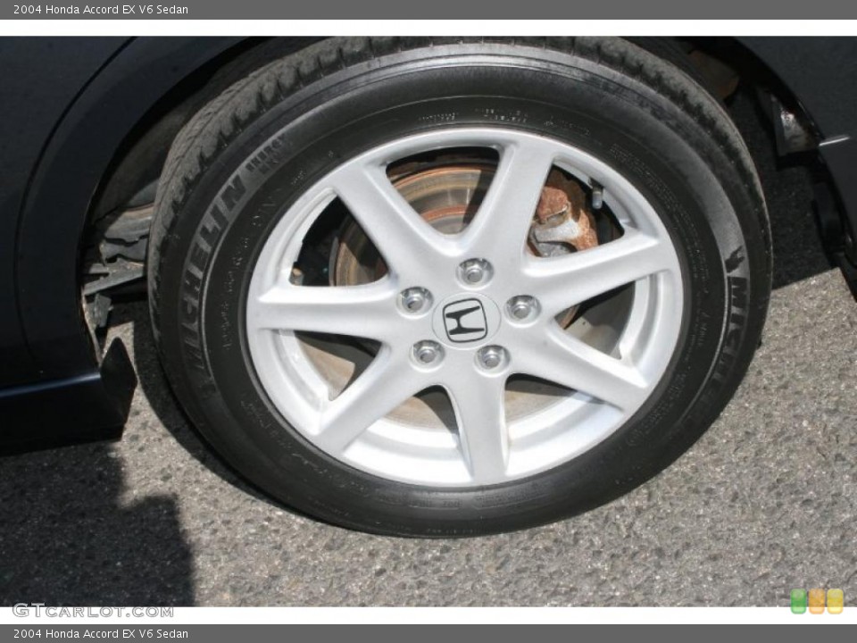 2004 Honda Accord EX V6 Sedan Wheel and Tire Photo #37948912