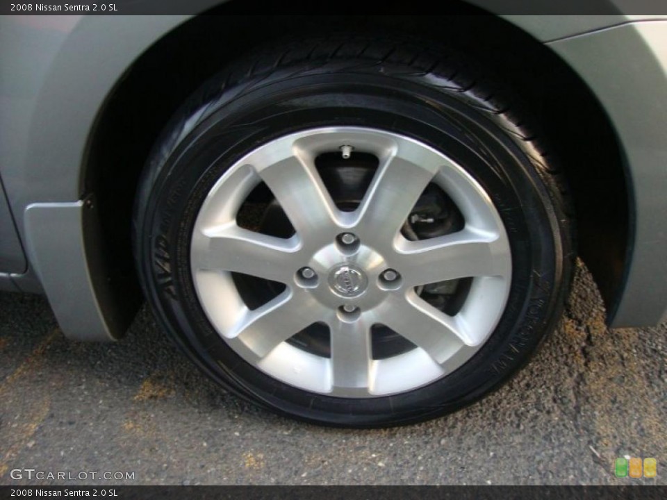 2008 Nissan Sentra 2.0 SL Wheel and Tire Photo #37952104