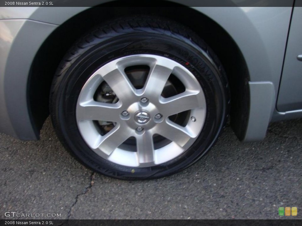 2008 Nissan Sentra 2.0 SL Wheel and Tire Photo #37952116