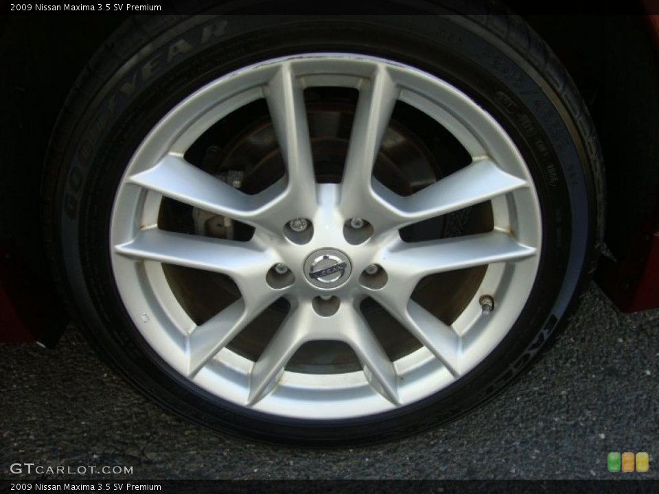 2009 Nissan Maxima 3.5 SV Premium Wheel and Tire Photo #37954165