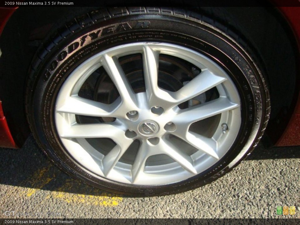2009 Nissan Maxima 3.5 SV Premium Wheel and Tire Photo #37954184
