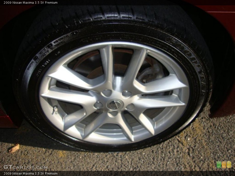 2009 Nissan Maxima 3.5 SV Premium Wheel and Tire Photo #37954200