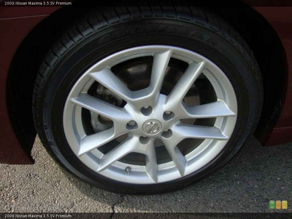 2009 Nissan Maxima 3.5 SV Premium Wheel and Tire Photo #37954212