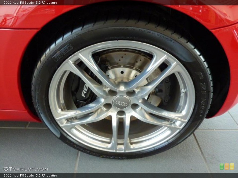 2011 Audi R8 Spyder 5.2 FSI quattro Wheel and Tire Photo #37956844