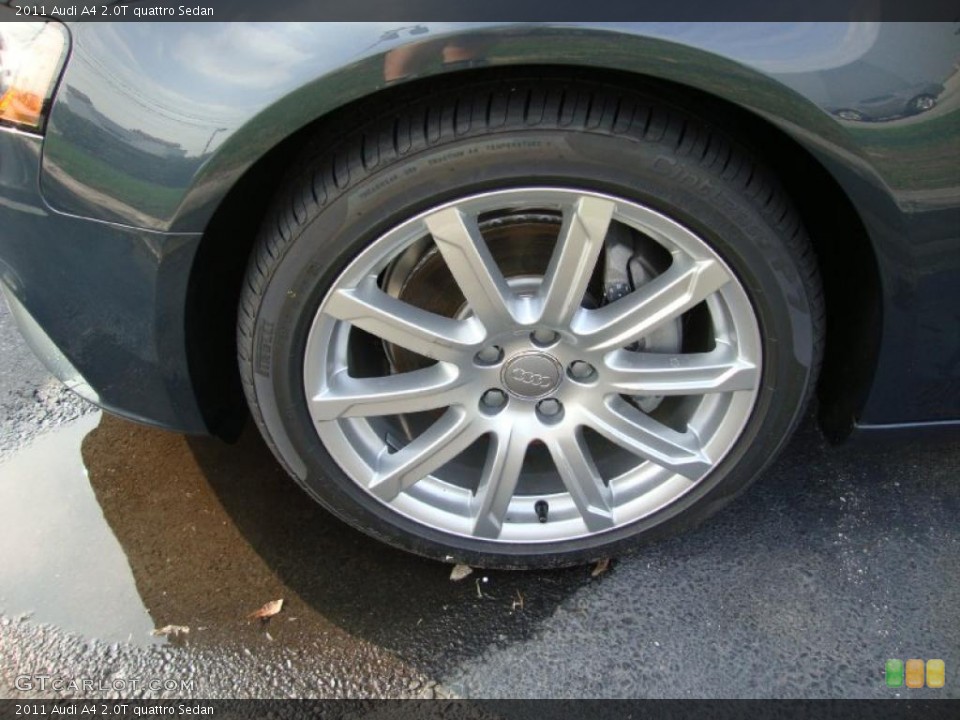 2011 Audi A4 2.0T quattro Sedan Wheel and Tire Photo #37963048
