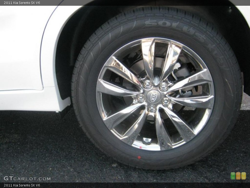 2011 Kia Sorento SX V6 Wheel and Tire Photo #37963096