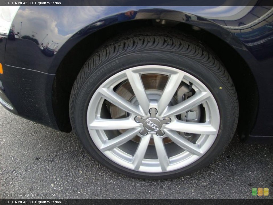 2011 Audi A6 3.0T quattro Sedan Wheel and Tire Photo #37963604