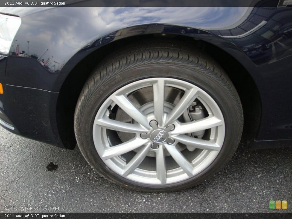 2011 Audi A6 3.0T quattro Sedan Wheel and Tire Photo #37964120
