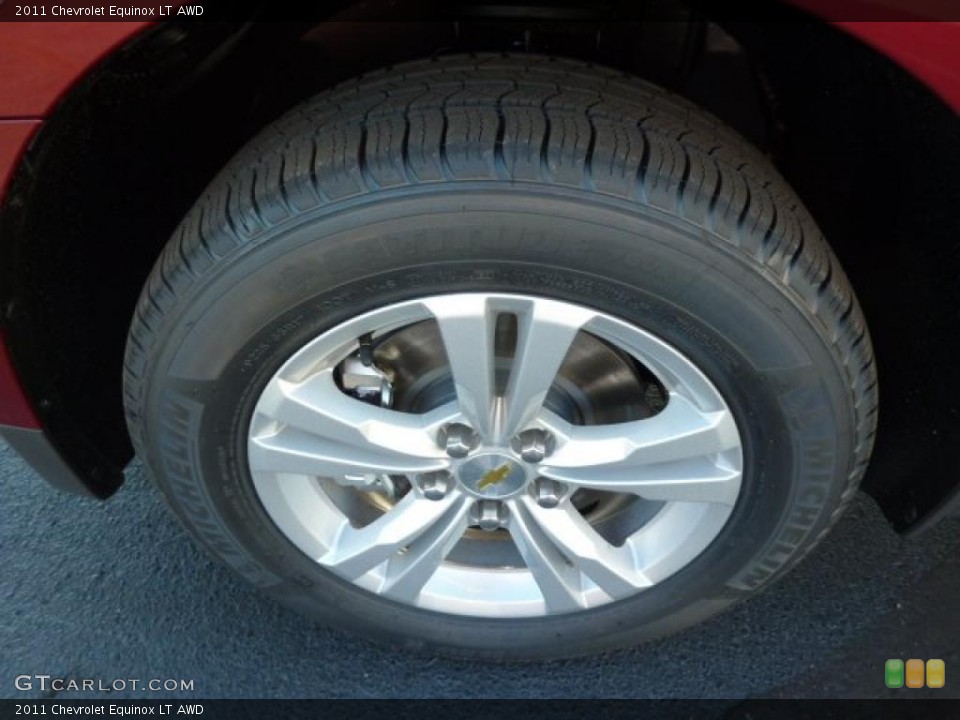 2011 Chevrolet Equinox LT AWD Wheel and Tire Photo #37965692