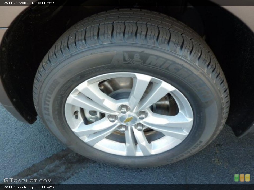 2011 Chevrolet Equinox LT AWD Wheel and Tire Photo #37966324