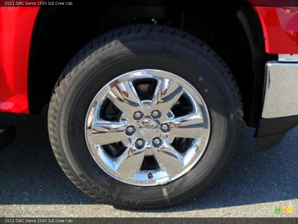 2011 GMC Sierra 1500 SLE Crew Cab Wheel and Tire Photo #37968952