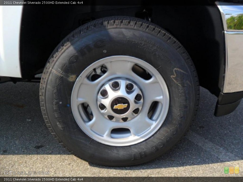 2011 Chevrolet Silverado 2500HD Extended Cab 4x4 Wheel and Tire Photo #37970492