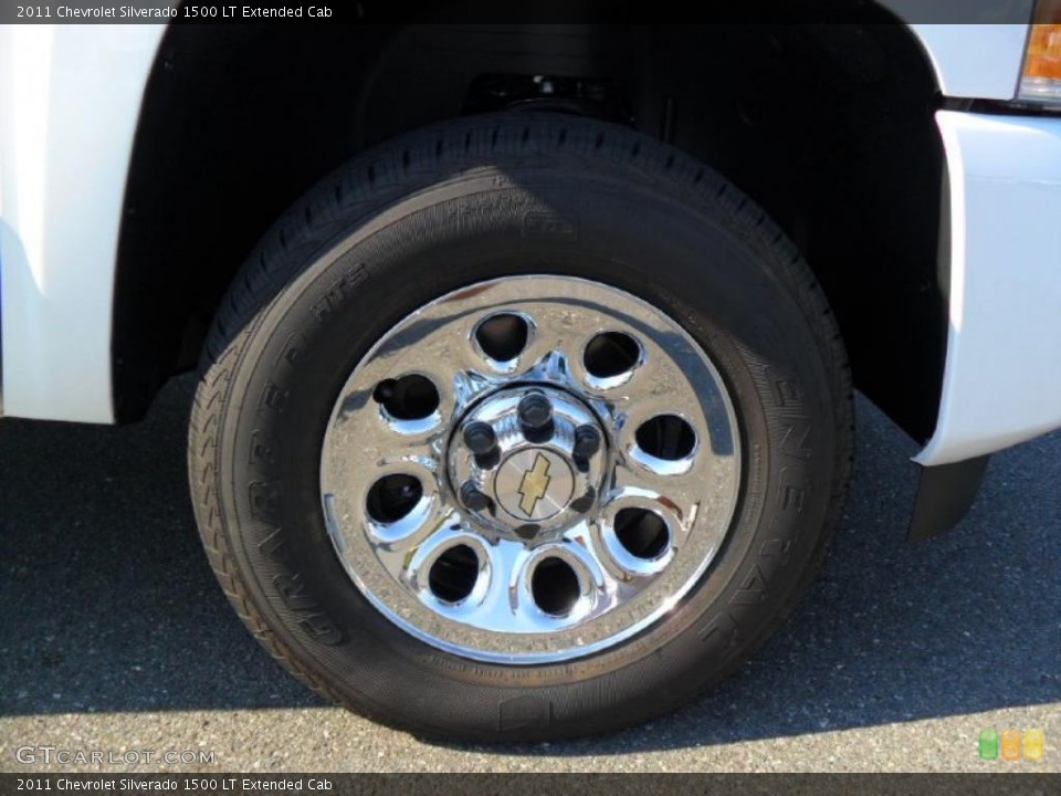 2011 Chevrolet Silverado 1500 LT Extended Cab Wheel and Tire Photo #37970884