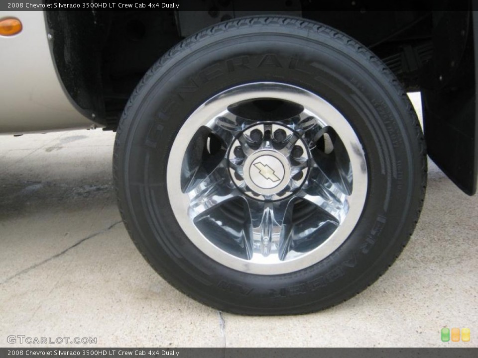 2008 Chevrolet Silverado 3500HD LT Crew Cab 4x4 Dually Wheel and Tire Photo #37971824