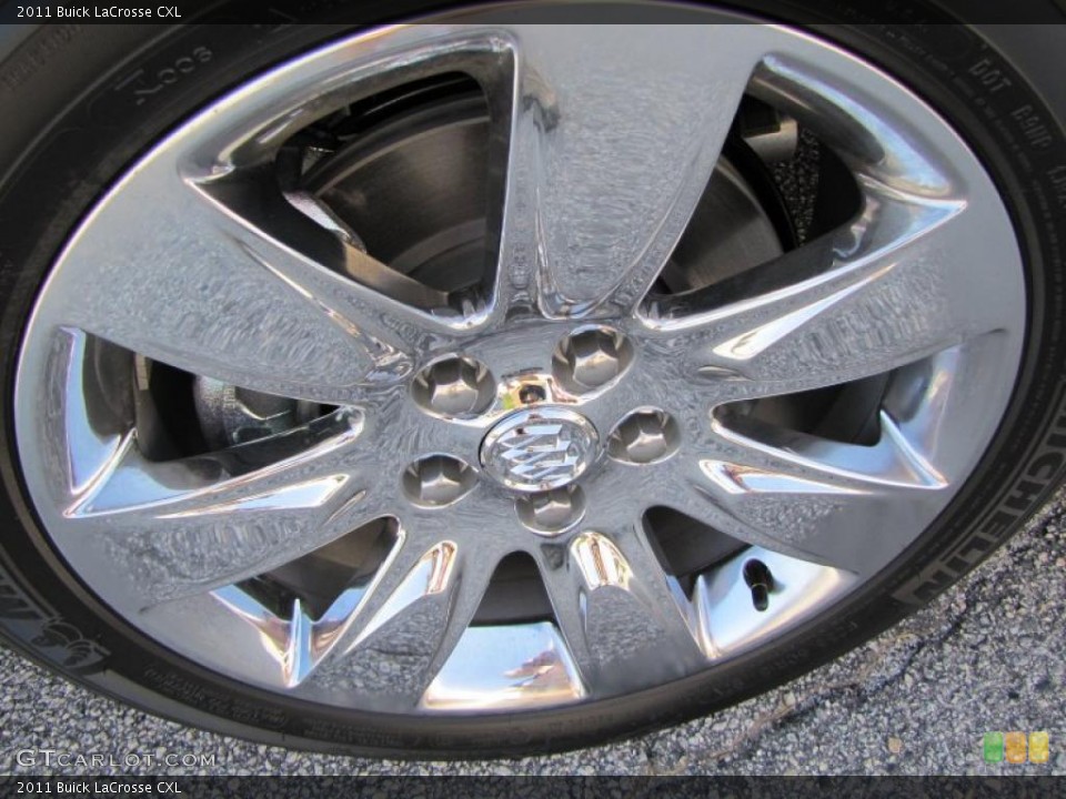 2011 Buick LaCrosse CXL Wheel and Tire Photo #37975344