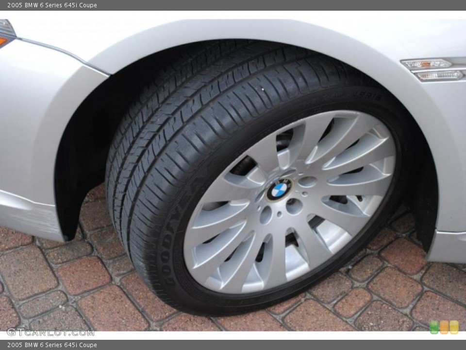 2005 BMW 6 Series 645i Coupe Wheel and Tire Photo #37979048