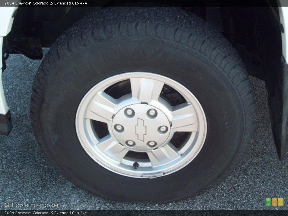 2004 Chevrolet Colorado LS Extended Cab 4x4 Wheel and Tire Photo #37981284