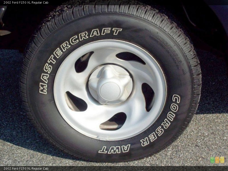 2002 Ford F150 XL Regular Cab Wheel and Tire Photo #37981668