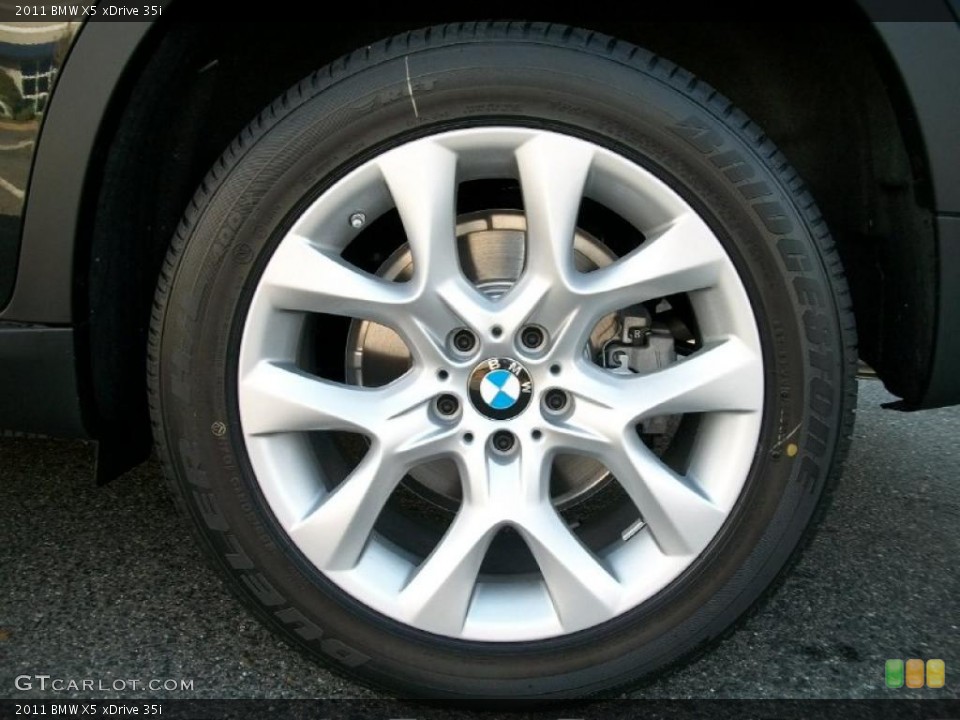2011 BMW X5 xDrive 35i Wheel and Tire Photo #37985805