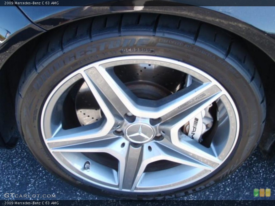 2009 Mercedes-Benz C 63 AMG Wheel and Tire Photo #37988257