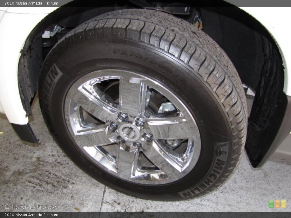 2010 Nissan Armada Platinum Wheel and Tire Photo #37990345