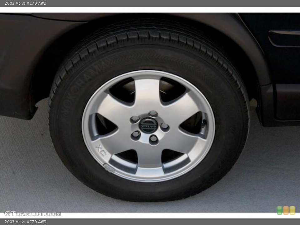 2003 Volvo XC70 AWD Wheel and Tire Photo #37990501