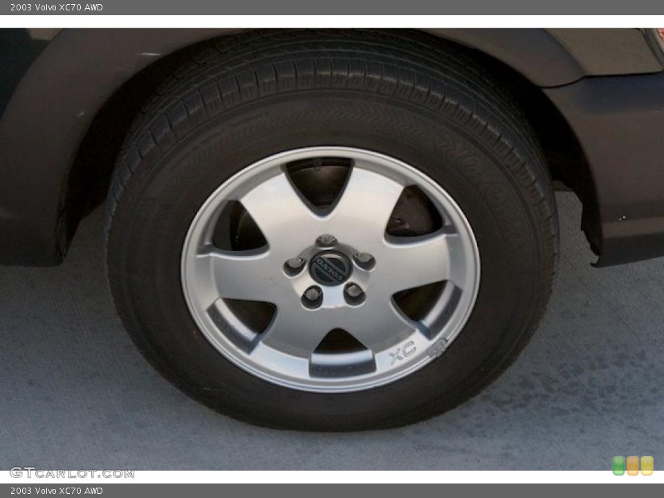 2003 Volvo XC70 AWD Wheel and Tire Photo #37990517