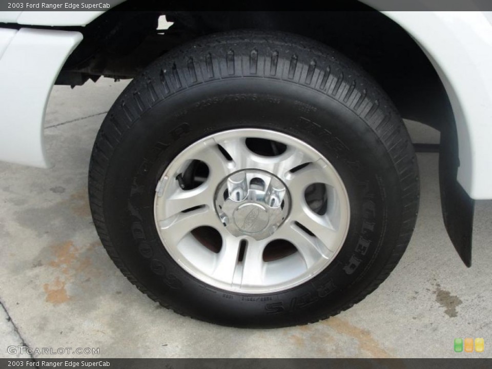 2003 Ford Ranger Edge SuperCab Wheel and Tire Photo #37991877