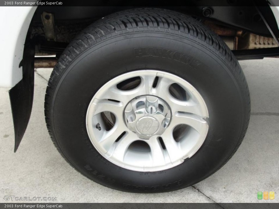 2003 Ford Ranger Edge SuperCab Wheel and Tire Photo #37991909