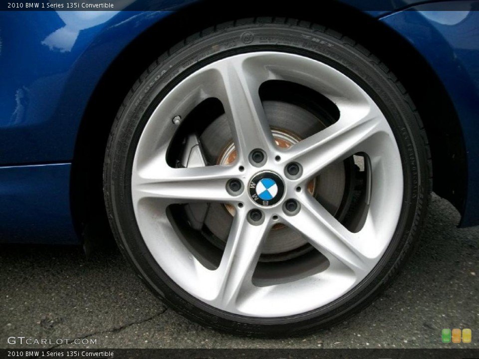 2010 BMW 1 Series 135i Convertible Wheel and Tire Photo #37991981