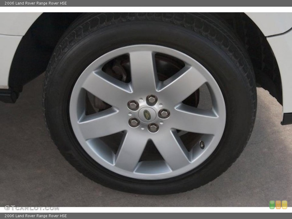 2006 Land Rover Range Rover HSE Wheel and Tire Photo #37992085