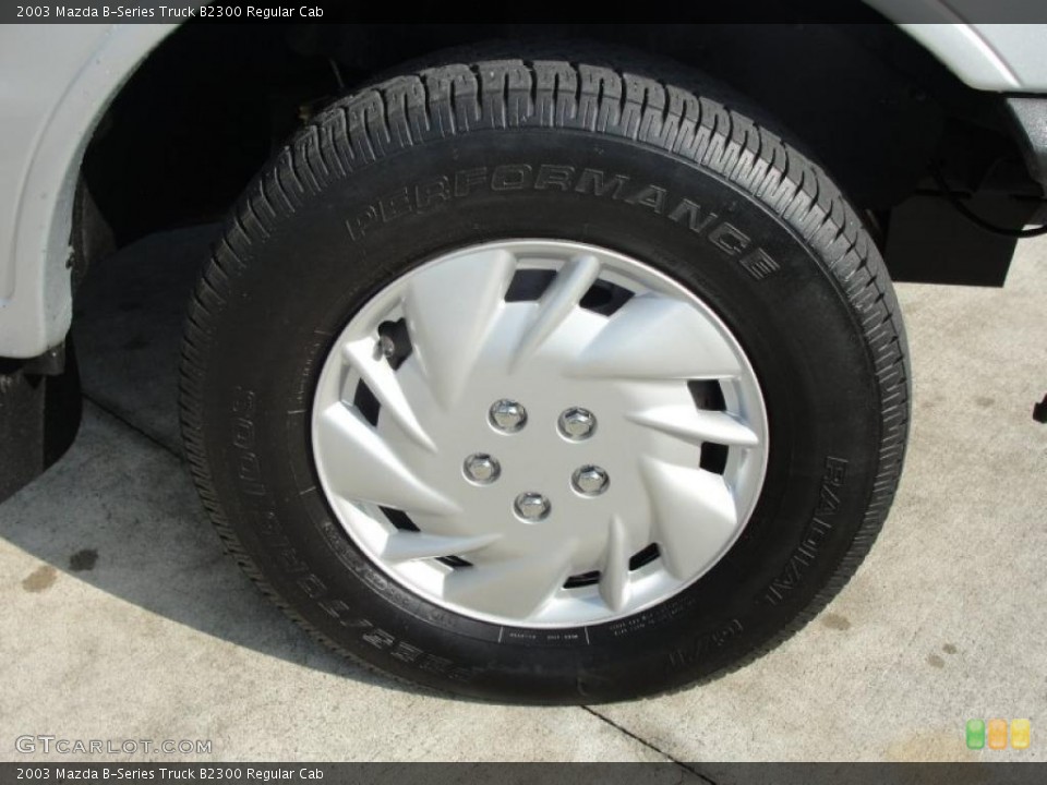 2003 Mazda B-Series Truck B2300 Regular Cab Wheel and Tire Photo #37992525